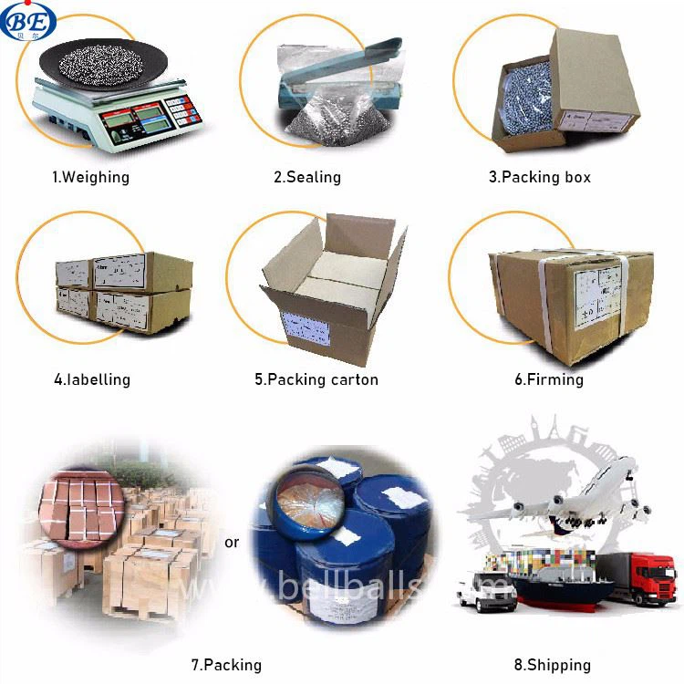 STEEL BALL PACKAGE AND SHIPPING