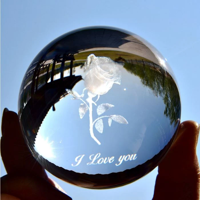 Transparent Glass Ball 1